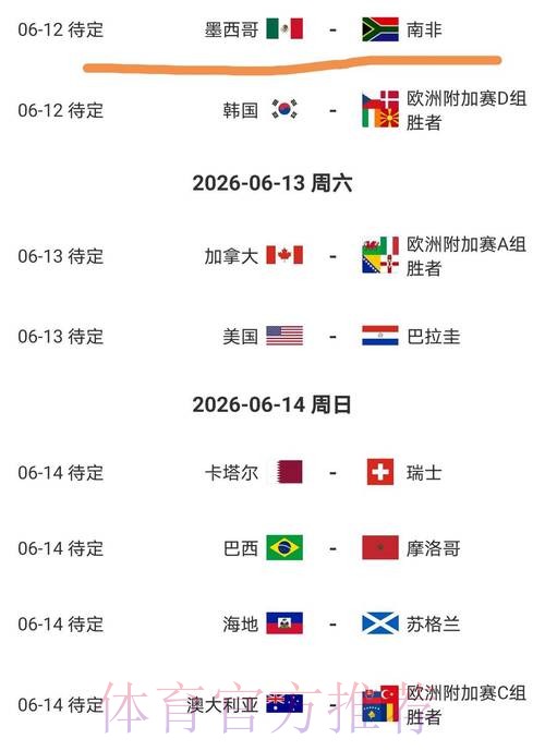 2026美加墨世界杯参赛球队怎么查